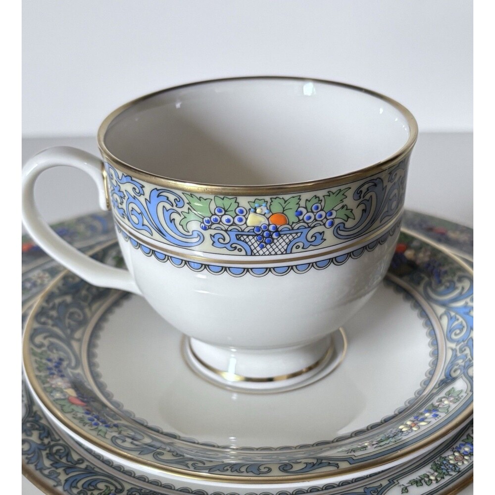 Lenox Autumn Presidential Footed Cup and Saucer Set